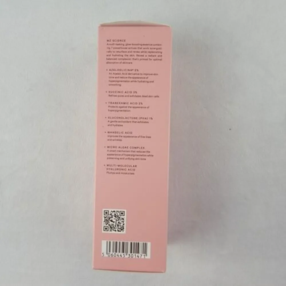 MZ SKIN Micro Peeling Glow Essence‎ 100ml Pink Resurface And Renew Hydrating
